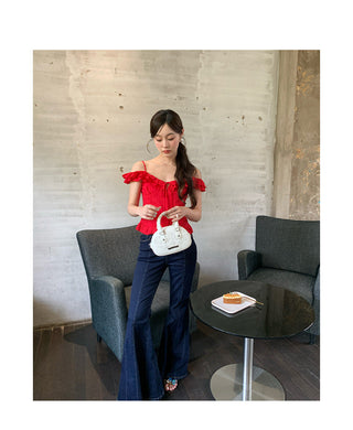 off-shoulder top