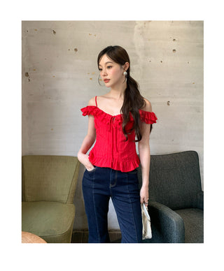 off-shoulder top