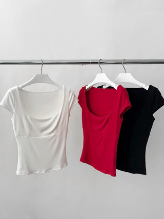 square collar top