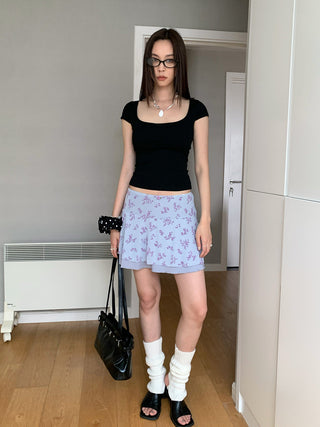 square collar top
