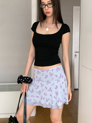 square collar top