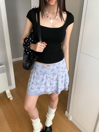 square collar top