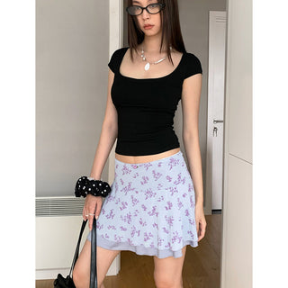 square collar top