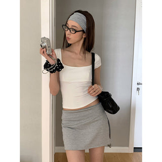 square collar top