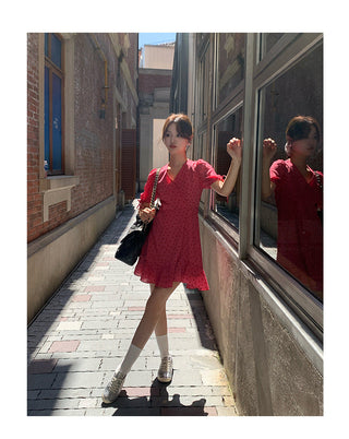 polka dot dress