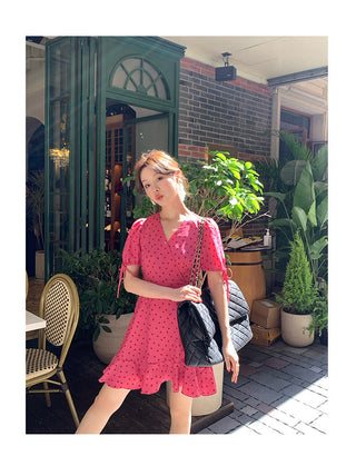 polka dot dress
