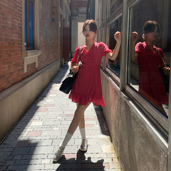 polka dot dress