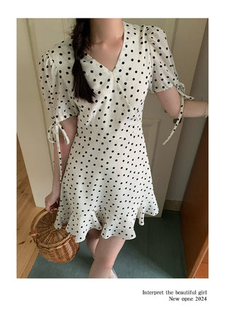 polka dot dress