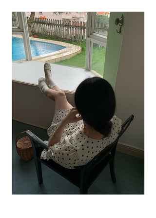 polka dot dress