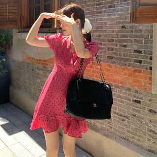 polka dot dress
