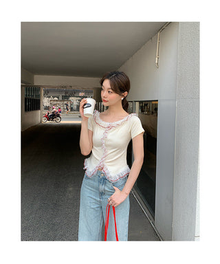 lace T-shirt