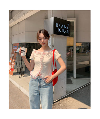 lace T-shirt