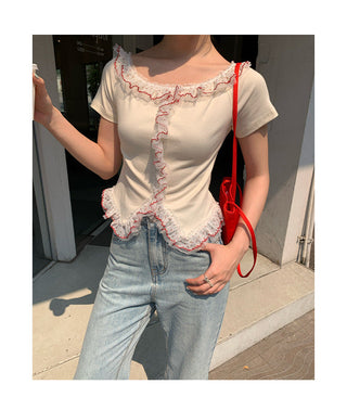 lace T-shirt