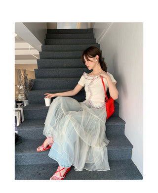lace T-shirt