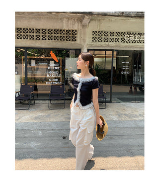 lace T-shirt