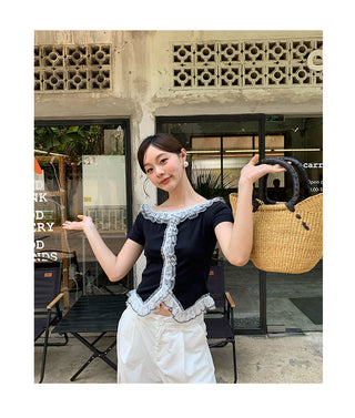 lace T-shirt