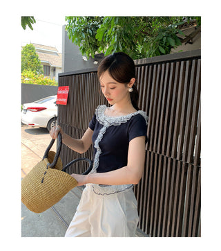 lace T-shirt