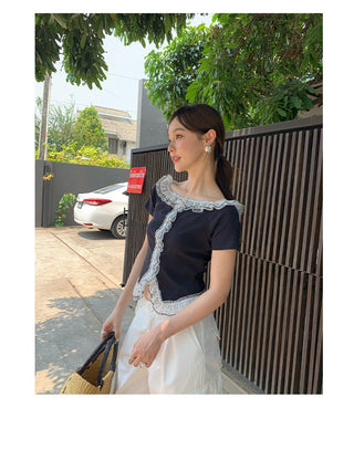 lace T-shirt