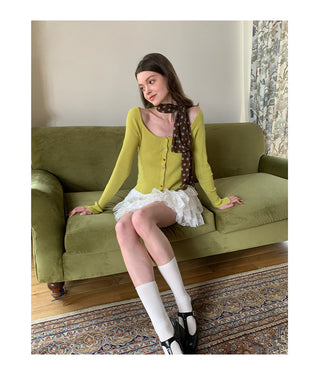 knitted cardigan