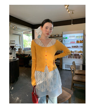 knitted cardigan