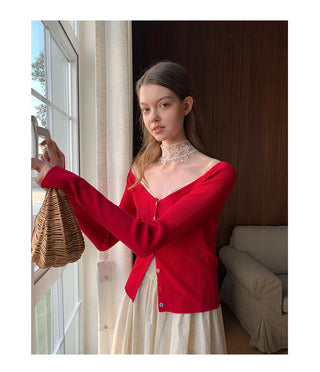 knitted cardigan