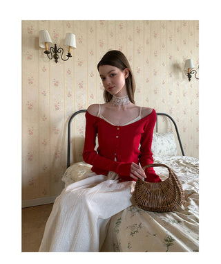 knitted cardigan