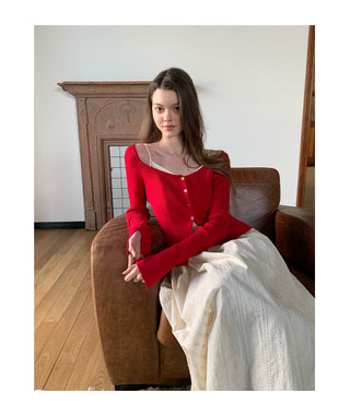 knitted cardigan