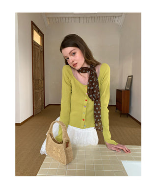 knitted cardigan