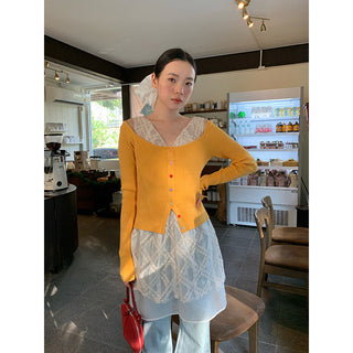 knitted cardigan