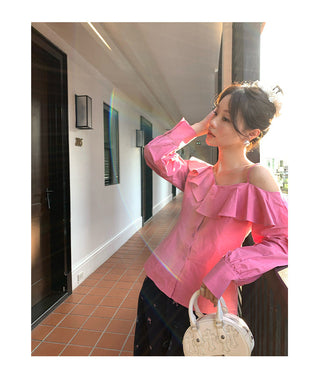 ruffle shirt