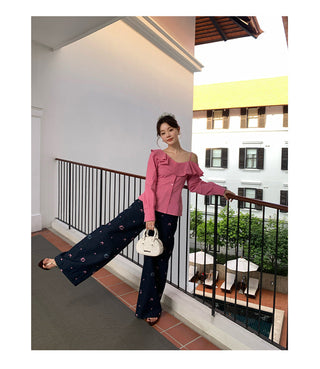ruffle shirt