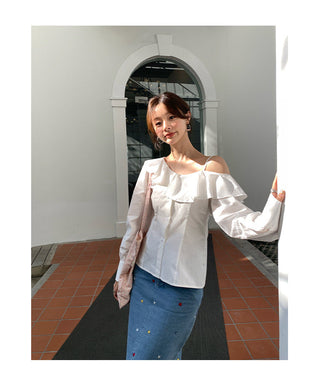 ruffle shirt