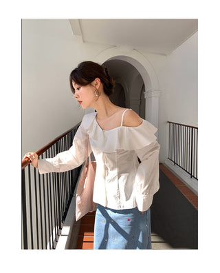 ruffle shirt