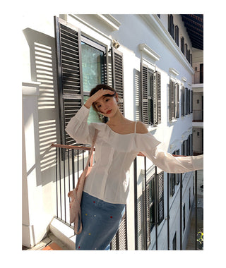ruffle shirt