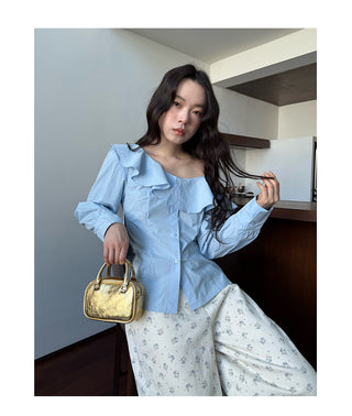 ruffle shirt