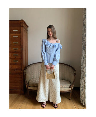 ruffle shirt