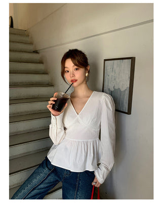 V-neck shirt