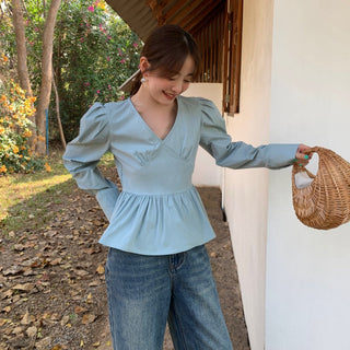V-neck shirt