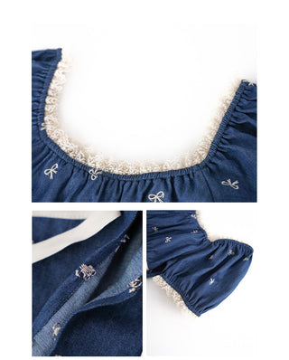 denim top