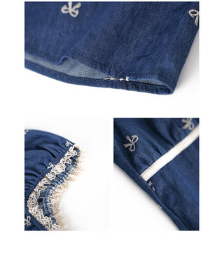 denim top