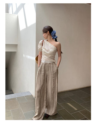 wide-leg pants