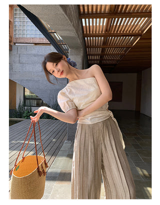 wide-leg pants