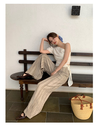 wide-leg pants