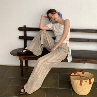 wide-leg pants