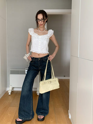 wide leg jeans