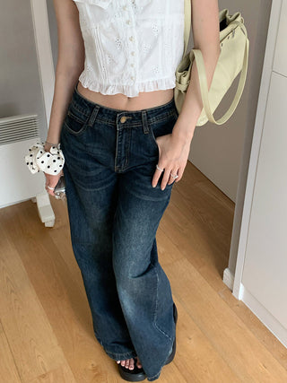 wide leg jeans
