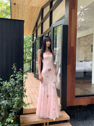 pink mesh dress 02
