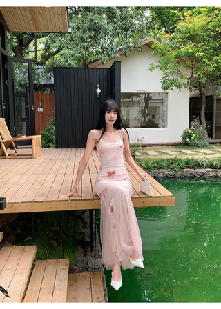 pink mesh dress 02