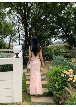 pink mesh dress 02
