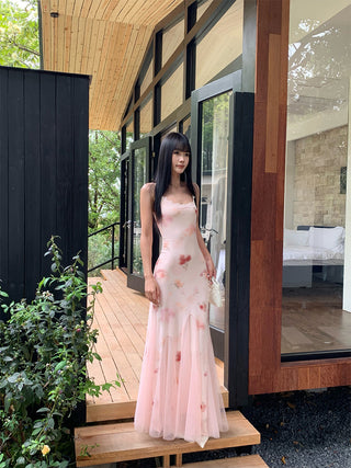 pink mesh dress 02